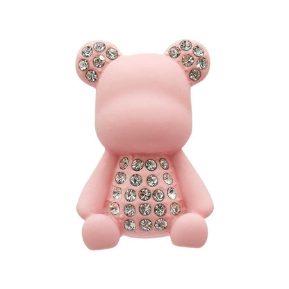Rhinestone & Pearl Shoe Charms (Metal) – Snap-In Shoe Ornament for Clog-Style Shoes