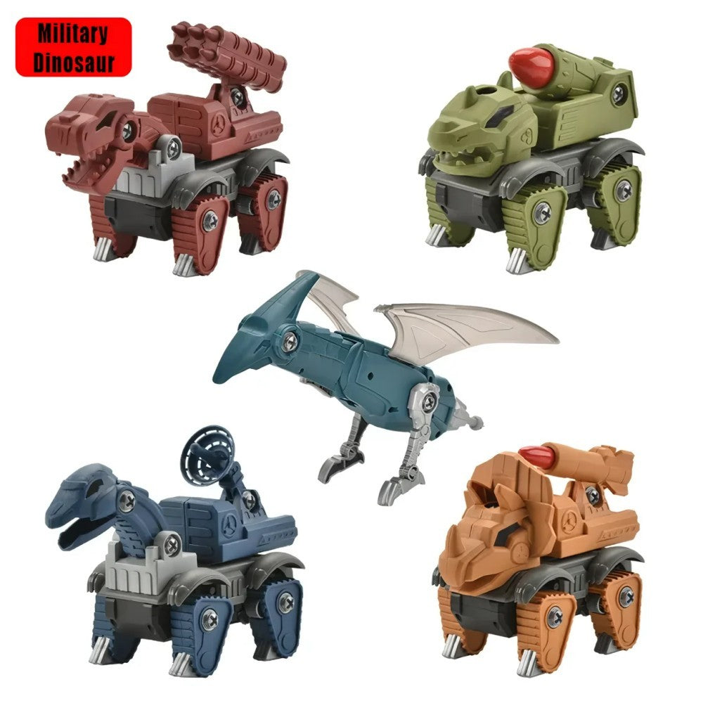 Dinosaur Take-Apart STEM Toys for Kids Ages 3+ – DIY Construction Set