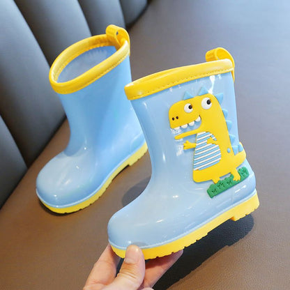 Kids’ Dinosaur Rain Boots – Waterproof, Non-Slip, Soft & Lightweight
