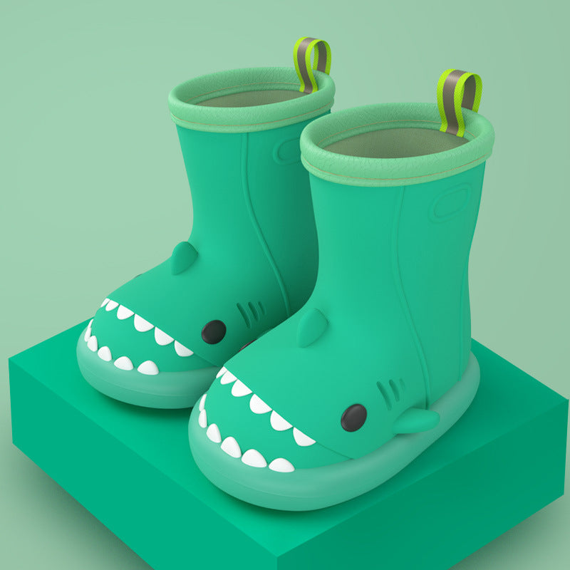Kids Shark Rain Boots for Toddlers – Waterproof Non-Slip Dino Booties