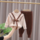 Rice clothes brown pants
