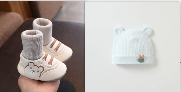 Baby Winter Booties – Non-Slip Plush Sock Shoes for Toddlers (1–3 years)