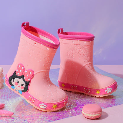 Cozy Knit Baby Booties with Bow – Soft, Warm, Non-Slip Shoes
