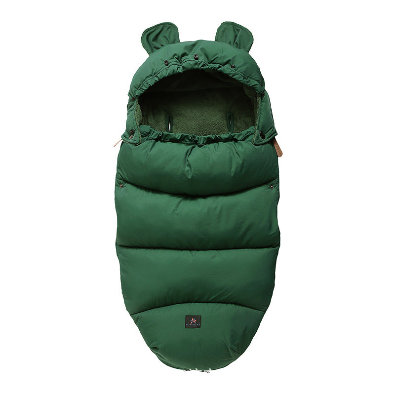 Baby Winter Stroller Sleeping Bag & Footmuff (0–3 Years) – Thick Warm Bunting Bag with Zipper Design