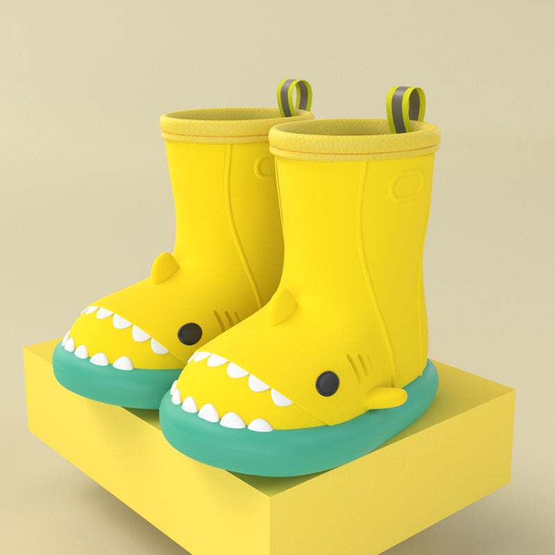 Kids Shark Rain Boots for Toddlers – Waterproof Non-Slip Dino Booties