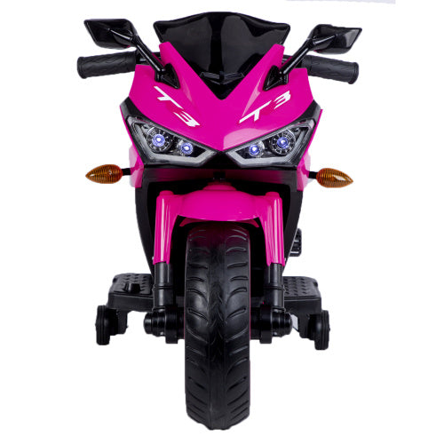 12V Kids Electric Motorcycle Ride-On Toy with Training Wheels