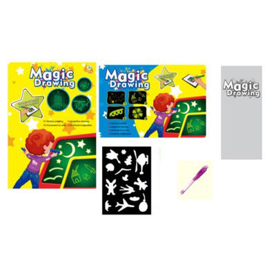 Educational Toy Drawing Pad – 3D Magic 8 Light Effects Puzzle Board Sketchpad
