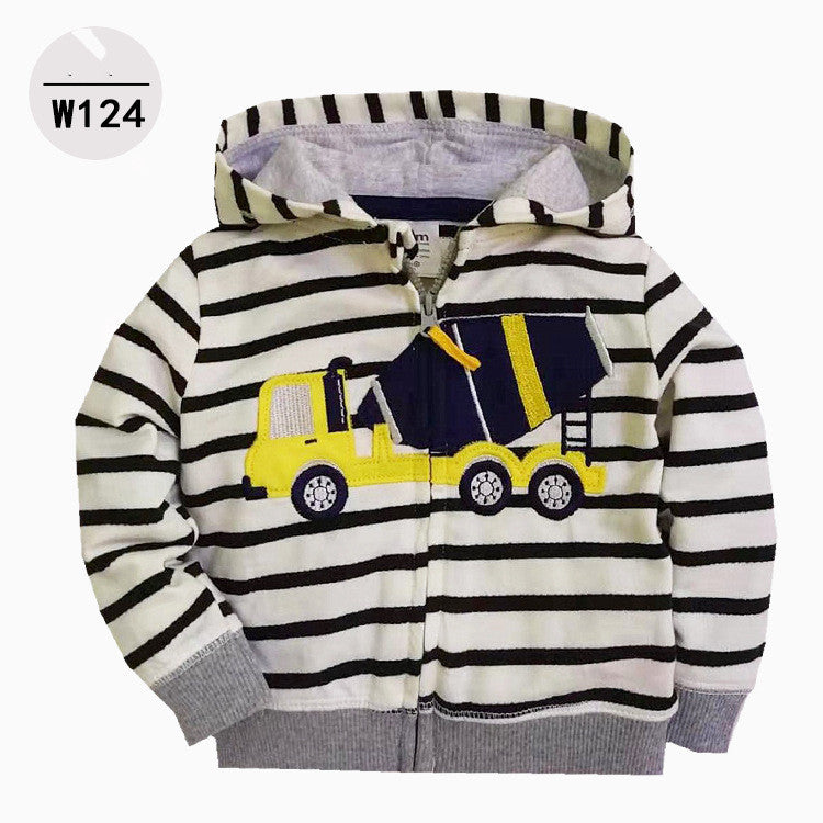 Kids Hooded Zip-Up Hoodie (Baby & Toddler) – Cute Printed Styles