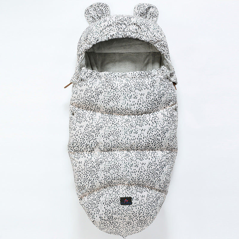 Baby Winter Stroller Sleeping Bag & Footmuff (0–3 Years) – Thick Warm Bunting Bag with Zipper Design