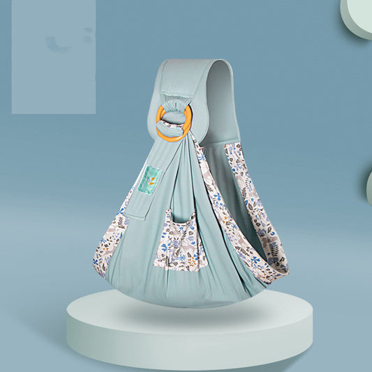 Soft Cotton Baby Sling Carrier – Lightweight One-Shoulder Wrap for Newborns & Toddlers