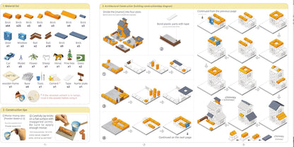 DIY Miniature Luxury Villa Puzzle Toy – Educational Brick Kit for Kids