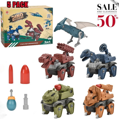 Dinosaur Take-Apart STEM Toys for Kids Ages 3+ – DIY Construction Set