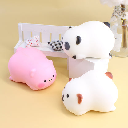 3-Piece Small Animal Squeeze Toys – Stress Relief Sensory Set