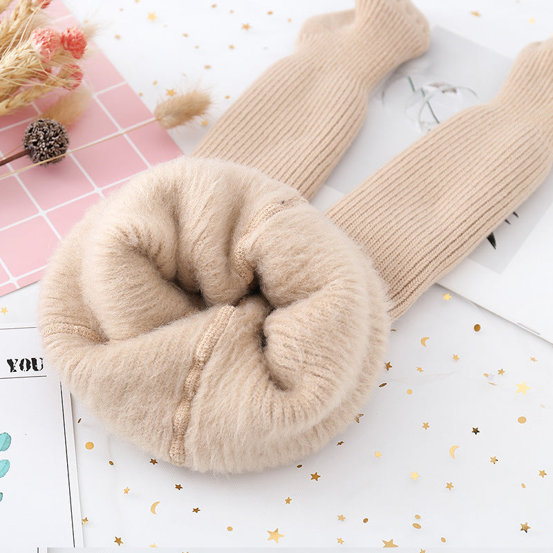 Fleece-Lined Toddler Leggings – Warm Winter Pantyhose for Boys & Girls