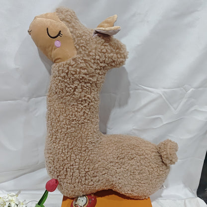 Alpaca Plush Toy Pillow – Soft Stuffed Animal for Teens & Adults