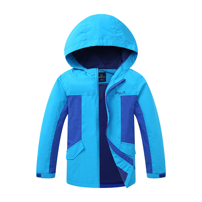 Waterproof Hooded Rain Jacket for Kids | Lightweight Windbreaker for Outdoor Play