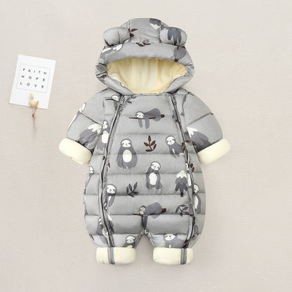 Baby Winter Down Jacket – Ultra-Warm Hooded Snowsuit