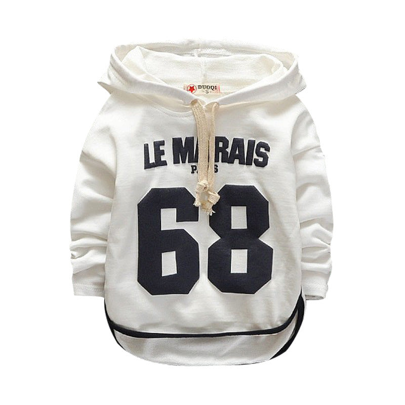 Kids “68” Graphic Hoodie Sweatshirt (Cotton-Blend) – Soft Pullover for Toddlers