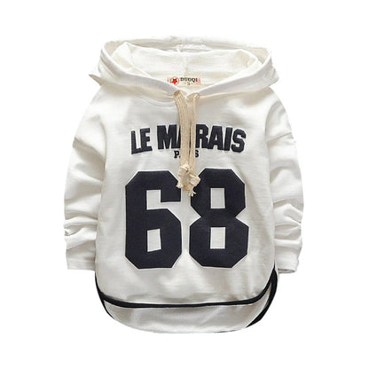 Kids “68” Graphic Hoodie Sweatshirt (Cotton-Blend) – Soft Pullover for Toddlers