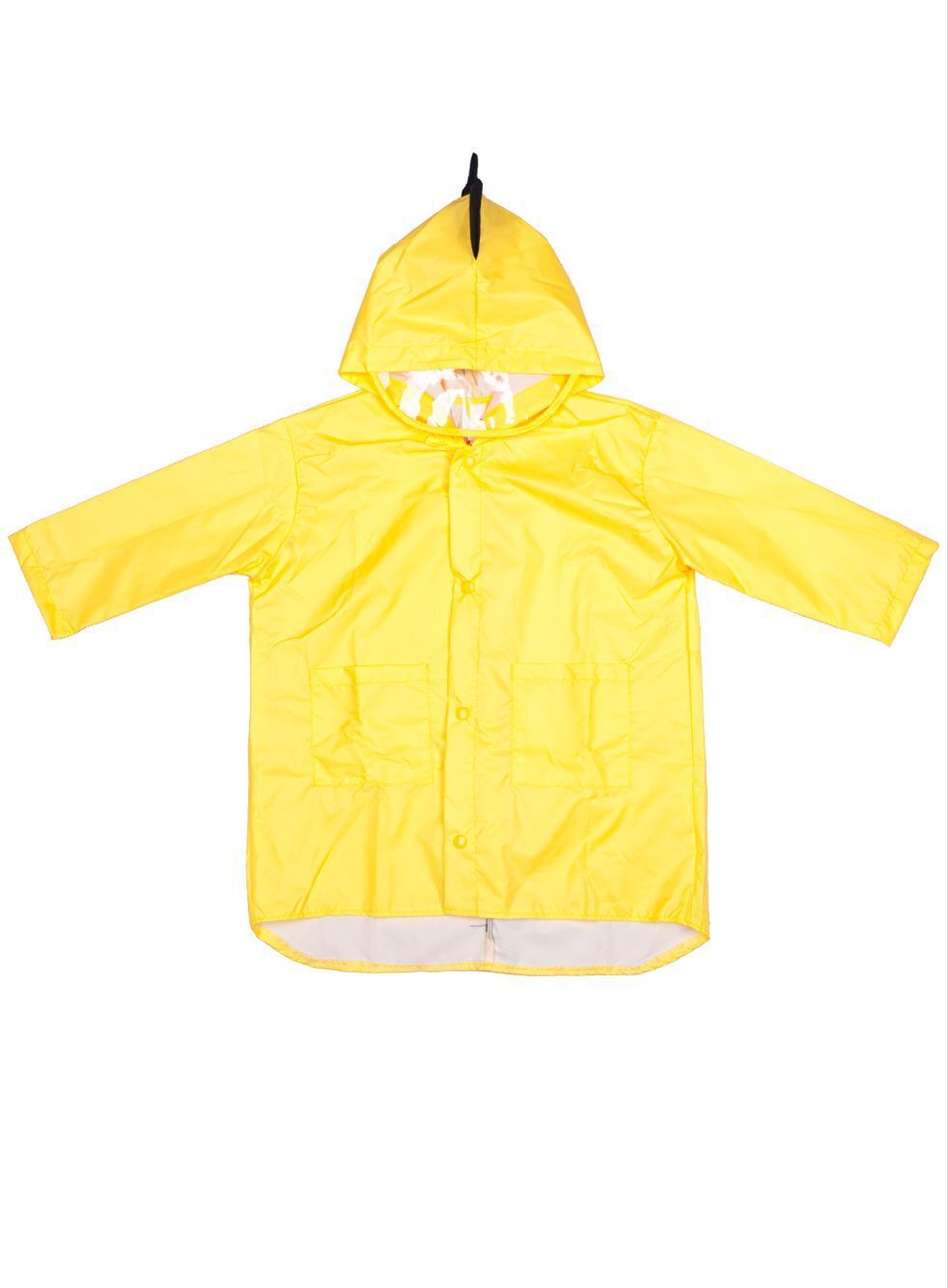 Dinosaur Spike Hooded Raincoat for Kids – Waterproof Rain Jacket with 3D Back Spines