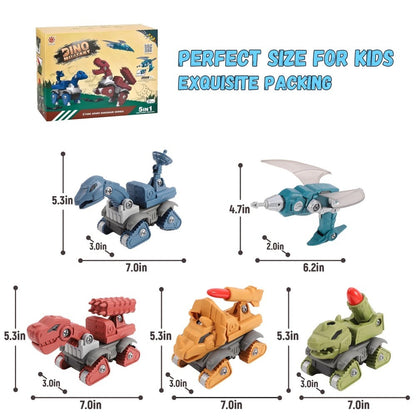 Dinosaur Take-Apart STEM Toys for Kids Ages 3+ – DIY Construction Set