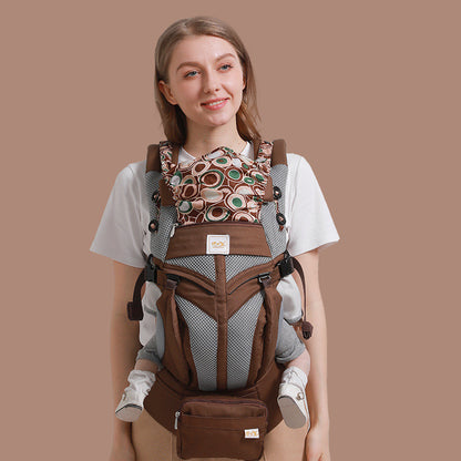 Adjustable Front & Back Baby Carrier with Waist Support