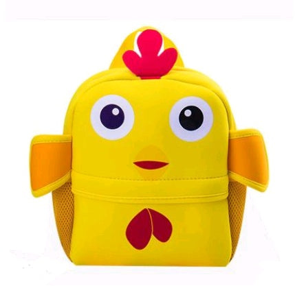 Kids Cartoon Animal Backpack (Kindergarten Size) – Soft Zipper Bag