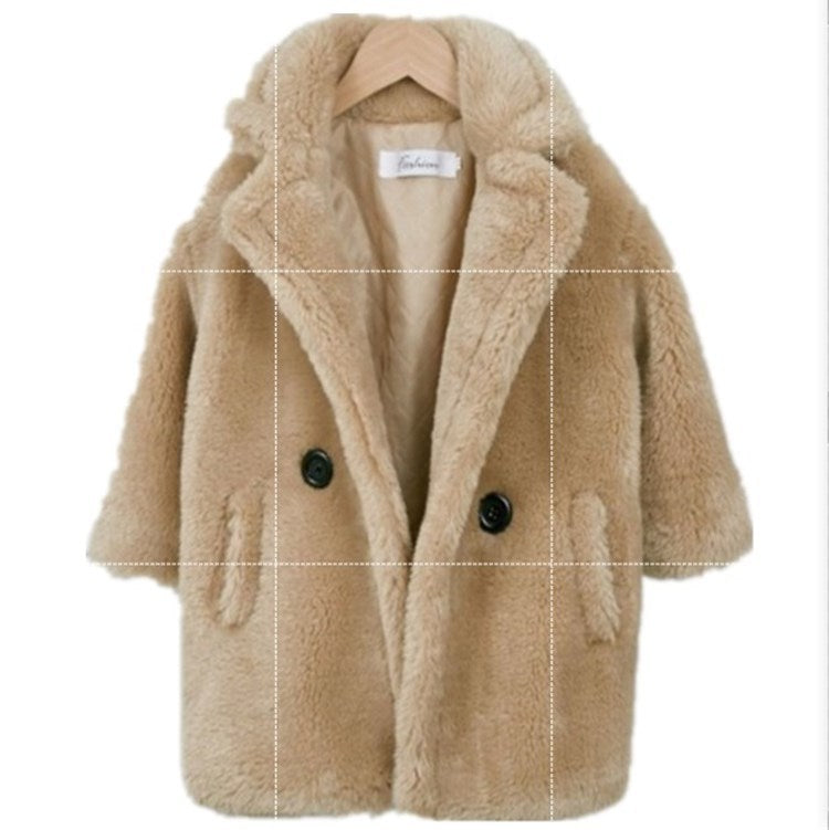 Toddler & Little Kids Faux Fur Coat – Warm, Soft & Stylish for Cooler Days