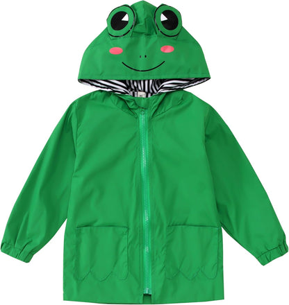 QuackShield Rain Jacket – Duck Hooded Raincoat for Kids