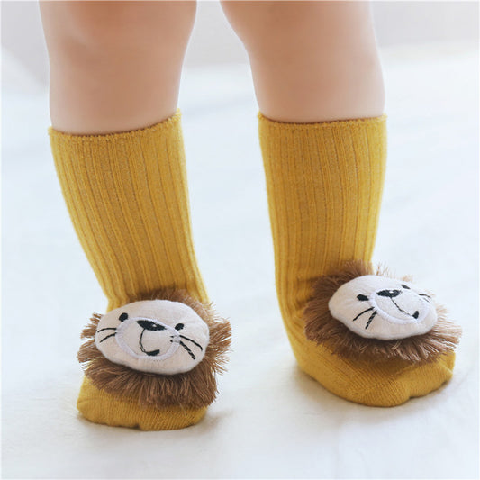 Cute Character Baby Socks – Soft Cotton Crew Socks for Newborns & Toddlers