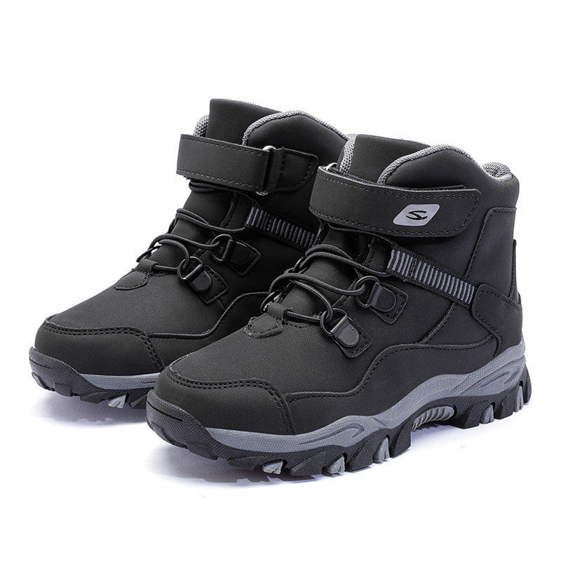 Kids Waterproof Winter Boots (Fleece-Lined Option) – Non-Slip Outdoor Ankle Boots