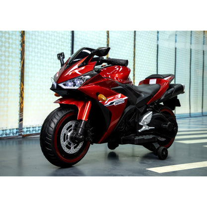 12V Kids Ride-On Motorcycle with Lights & Music – Ages 3-6