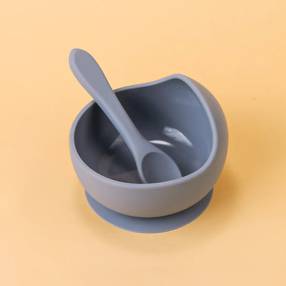 Suction Silicone Baby Bowl & Spoon Set