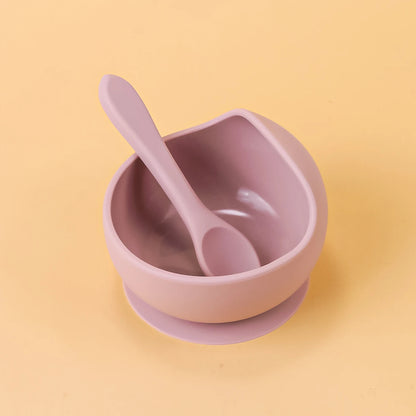 Suction Silicone Baby Bowl & Spoon Set