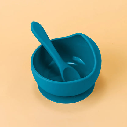 Suction Silicone Baby Bowl & Spoon Set
