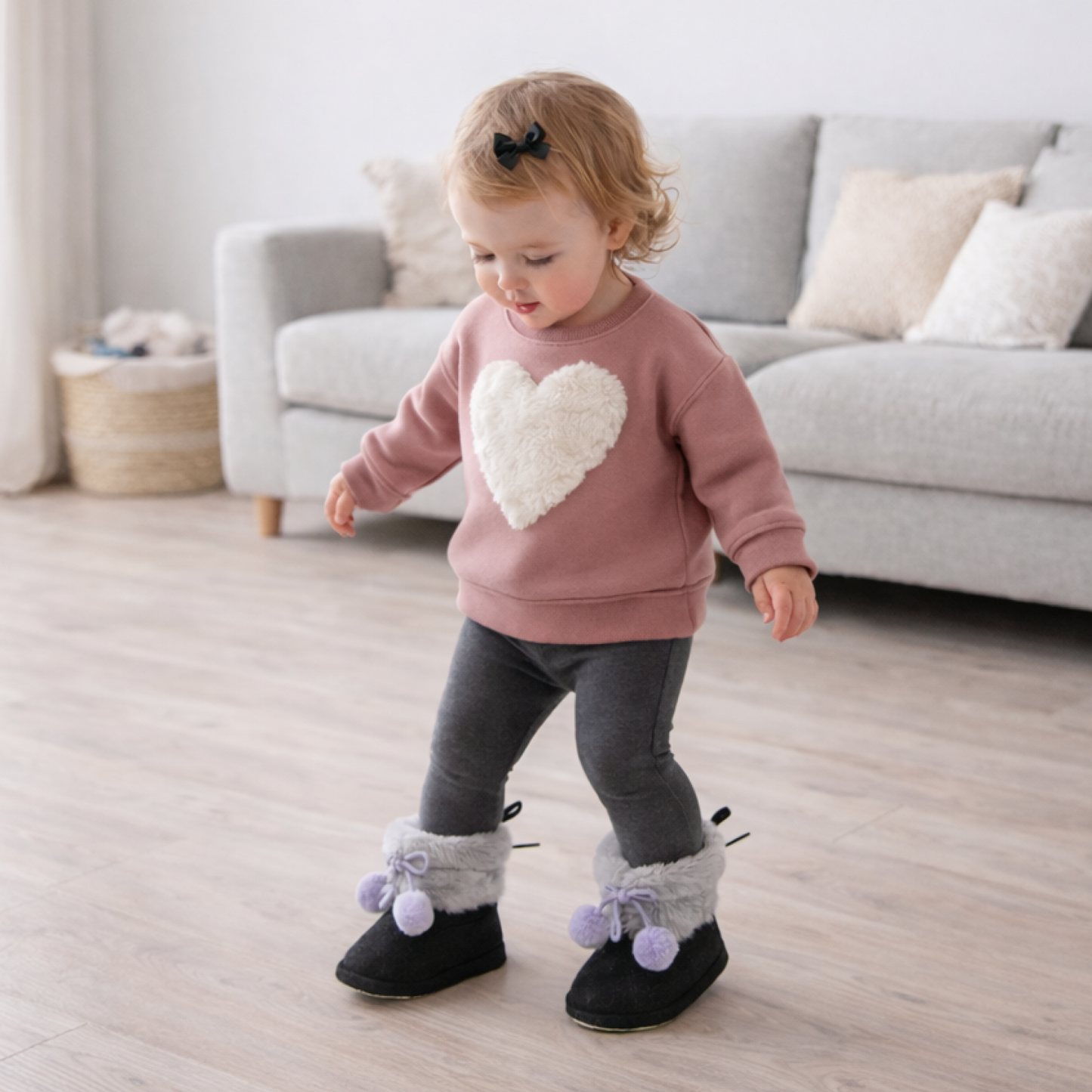 Winter Baby Snow Boots – Plush Warm First Walker Booties (0–18 Months)