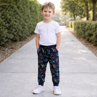Cute, Cozy Printed Jogger Pants for Toddlers & Kids (2–7 Years)