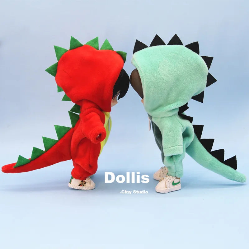 Plush Character Costume Outfit for 1/12 Dolls