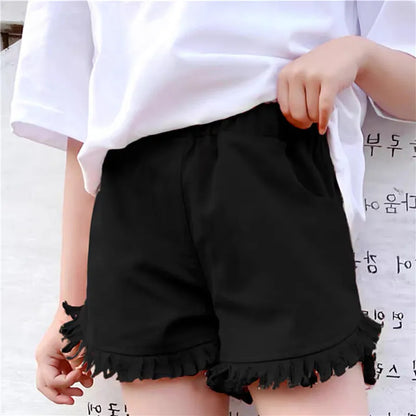 Daisy Patch Pocket Denim Shorts for Girls