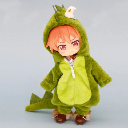 Plush Character Costume Outfit for 1/12 Dolls
