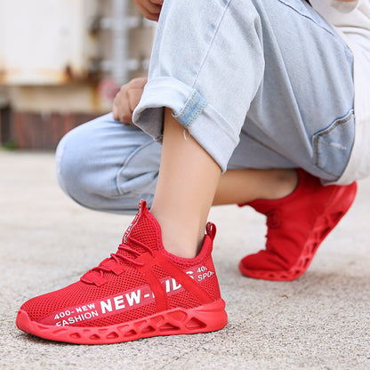 Kids Breathable Mesh Sneakers (Lightweight, Non-Slip Rubber Sole)
