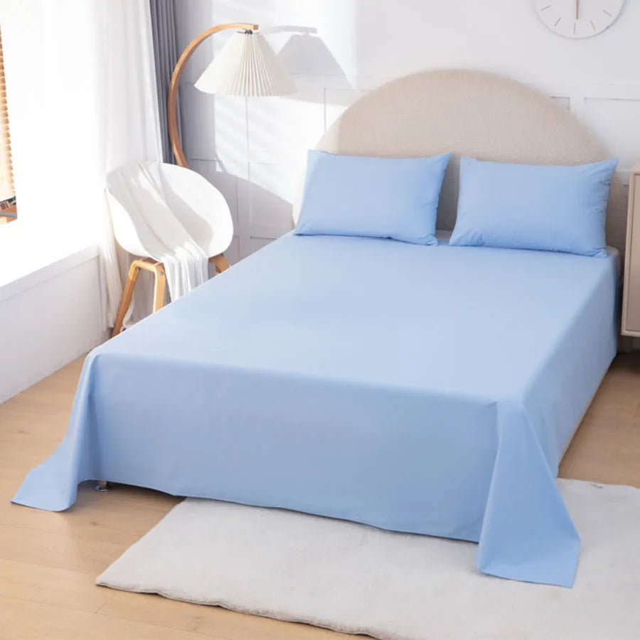 Waterproof TPU Flat Bed Sheet for Kids & Family Beds