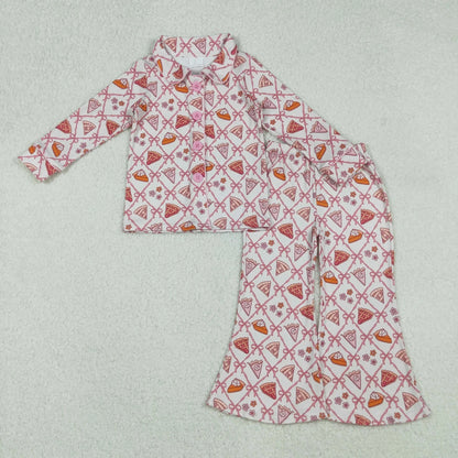 Harvest Charm Printed Two-Piece Outfit Sets for Baby & Toddler Girls