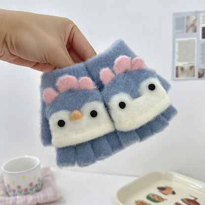 Cozy Penguin Flip Mittens for Kids (Ages 2–6)