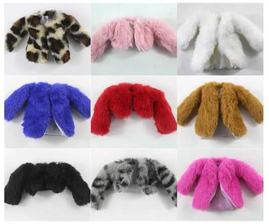 Plush Faux-Fur Coat for 11.5-Inch Dolls