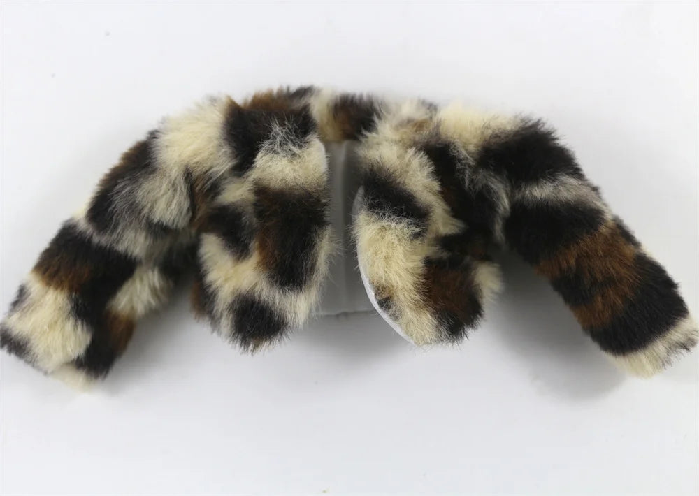 Plush Faux-Fur Coat for 11.5-Inch Dolls