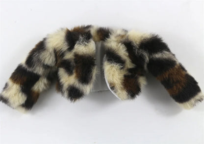 Plush Faux-Fur Coat for 11.5-Inch Dolls
