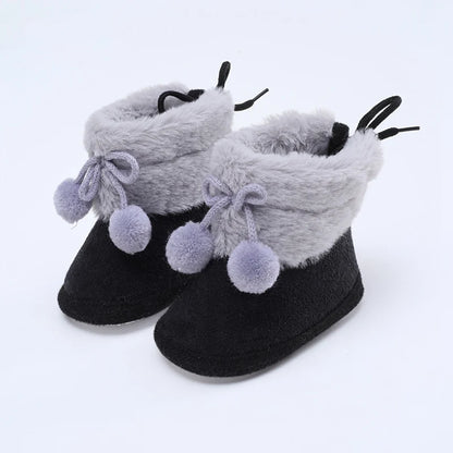 Winter Baby Snow Boots – Plush Warm First Walker Booties (0–18 Months)