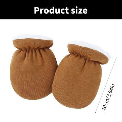 Newborn Anti-Scratch Baby Mittens – Soft Protective Hand Covers (0–12 Months)