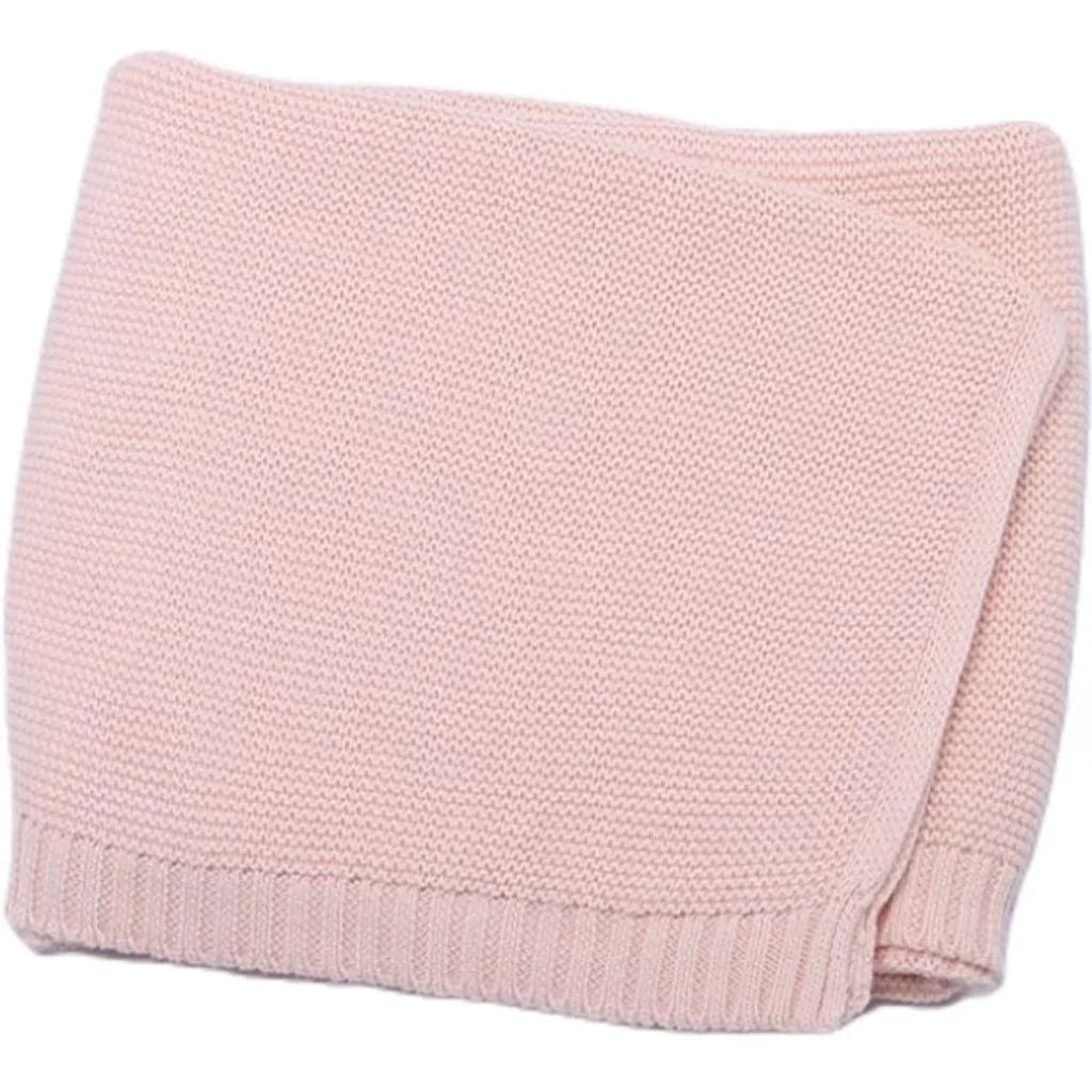 Personalized Embroidered Name Cotton Knit Baby Blanket